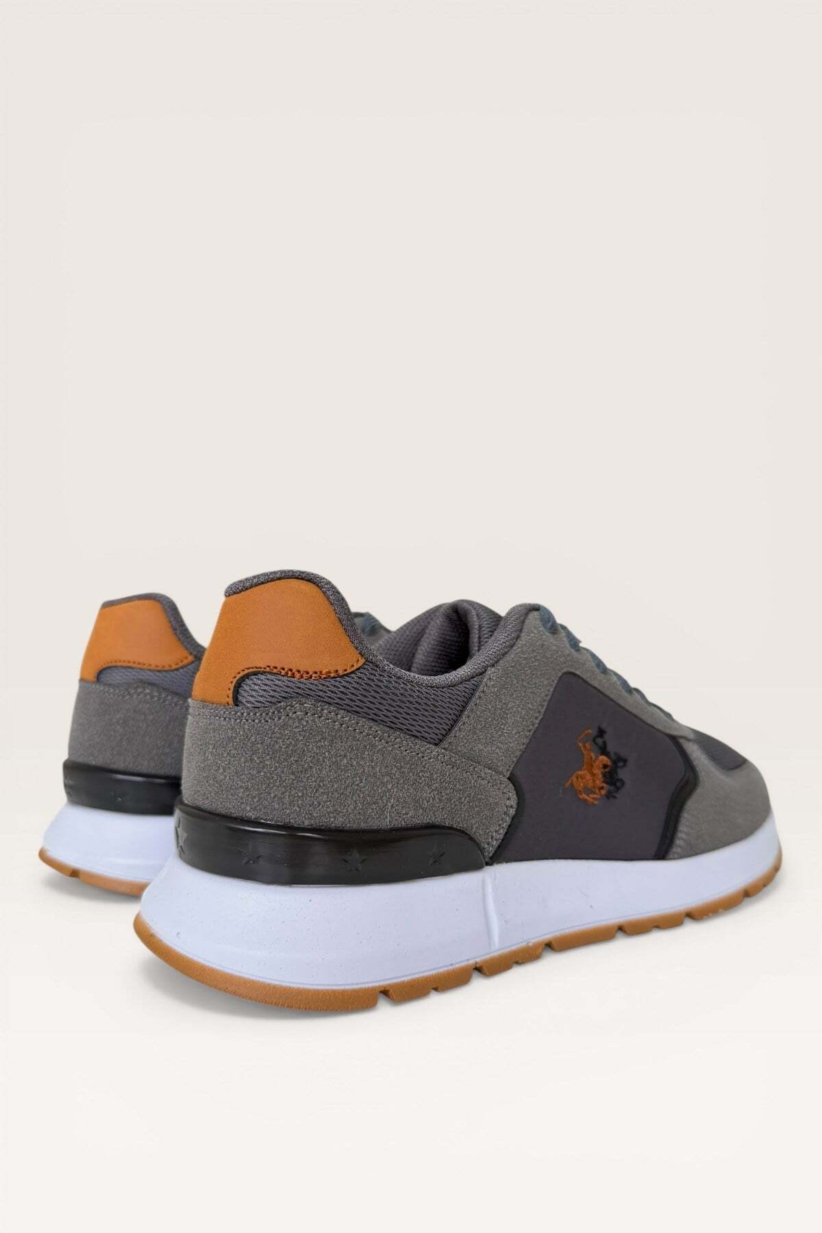 Erkek Ortopedik Airfile Günlük Yürüyüş Koşu Sneaker Spor Ayakkabı FÜME — سفید 3456 — تصویر 4 از 6
