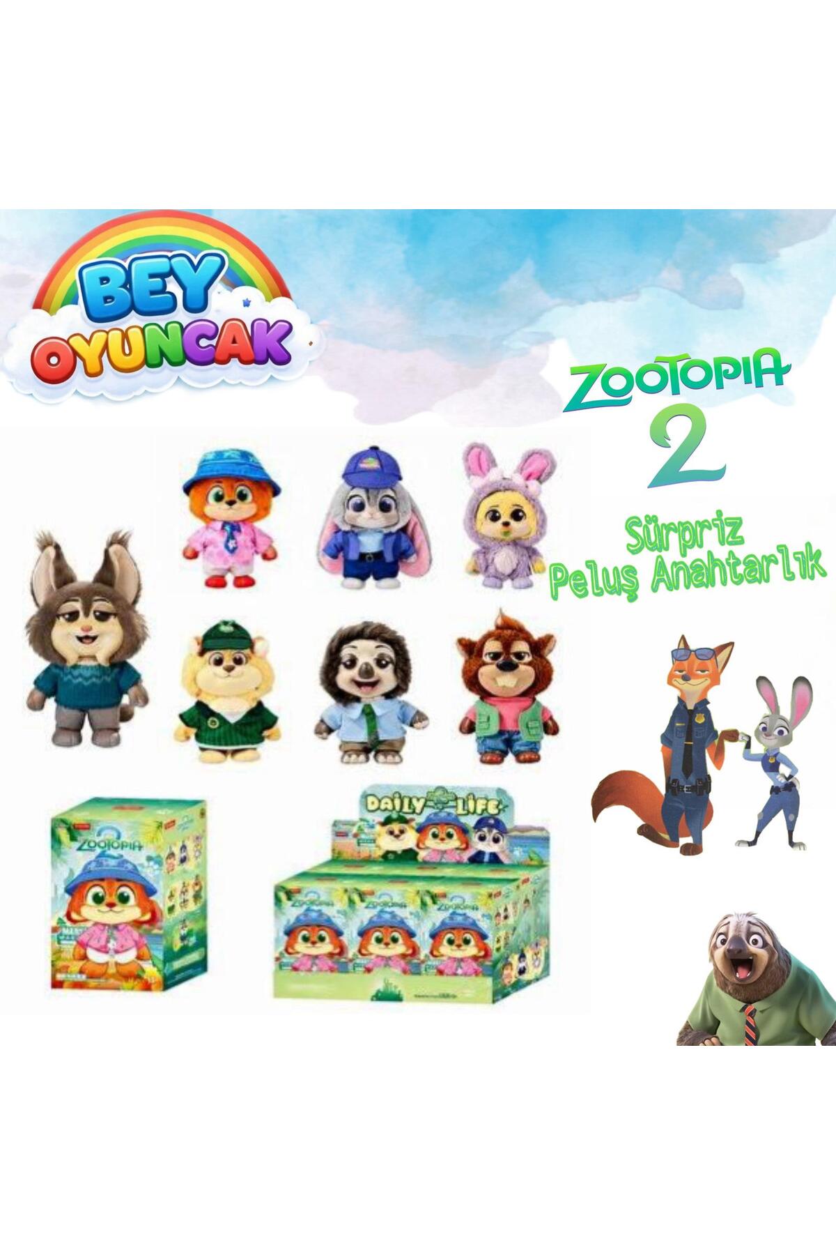 Zootopic ZOOTOPİA 2.NESİL PELUŞ ANAHTARLIK - Fiyatı, Yorumları