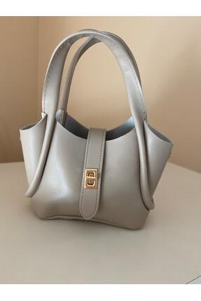 Celsia collective Kadın Kilit Detaylı Siyah Kadın El/Omuz Çantası