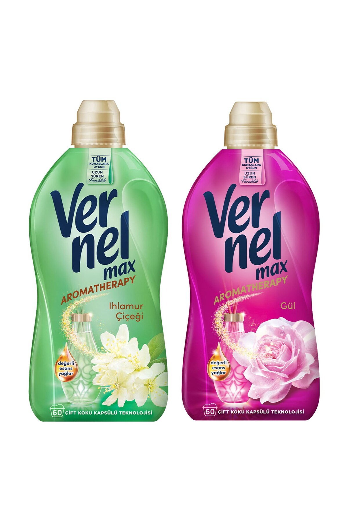 Vernel Ruff Vernel Max Aromatherapy 1440 ml Ihlamur Çiçeği ve Gül 2 li Paket ...