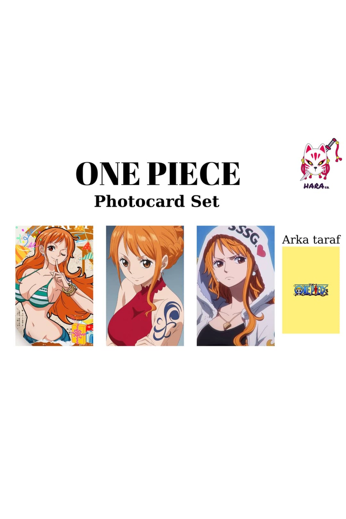 パーツ namimachipapa Hara Company One Piece Animesi Nami Anime Photocard Seti