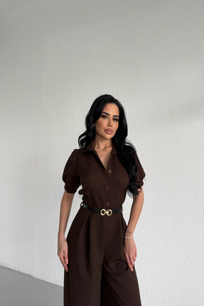 KAMACI BUTİK GÖMLEK YAKA KEMERLİ TULUM