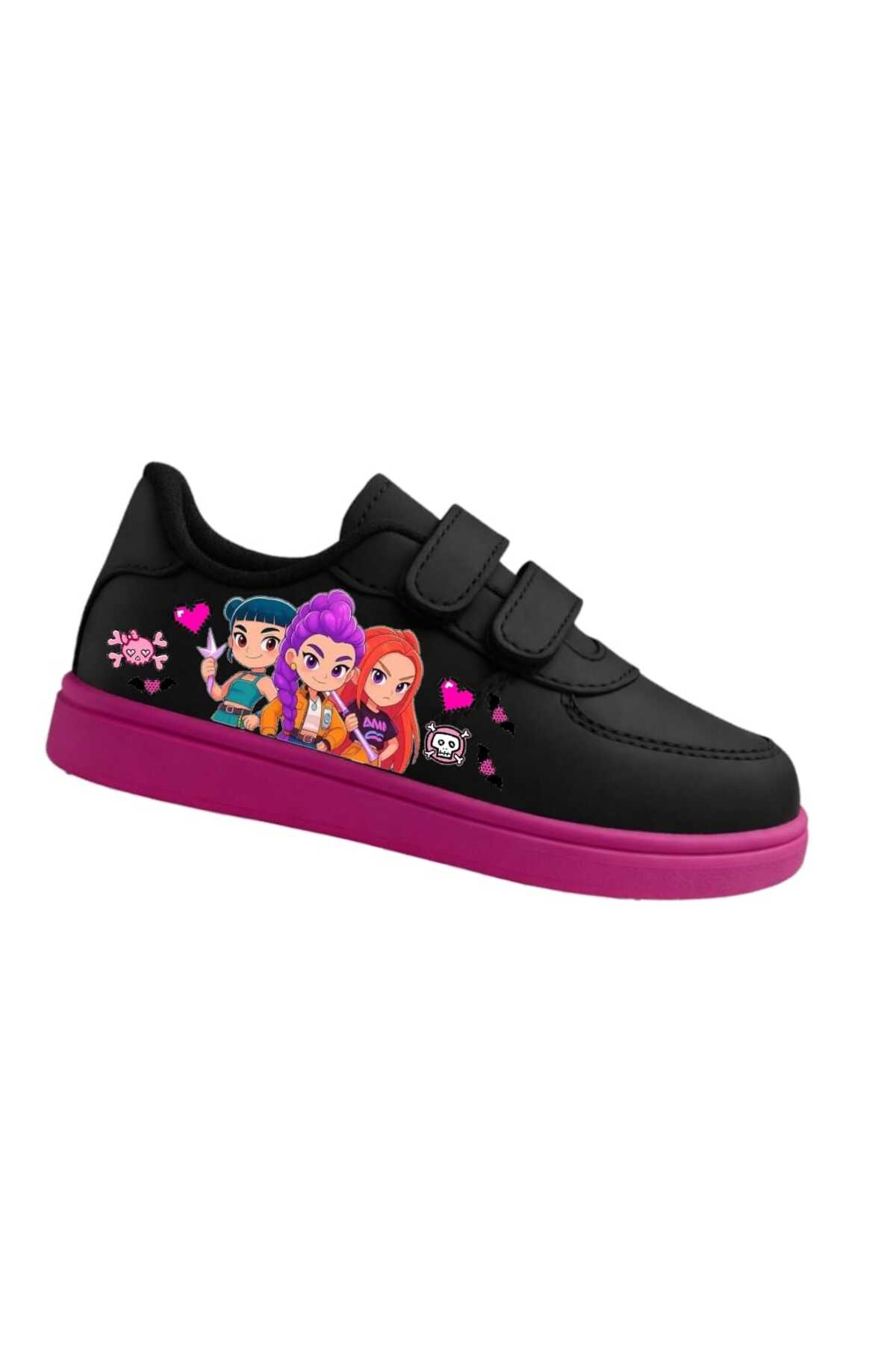 imons duntreS Animation Printed Boys & Girls Sports Shoes with Sneaker Strap