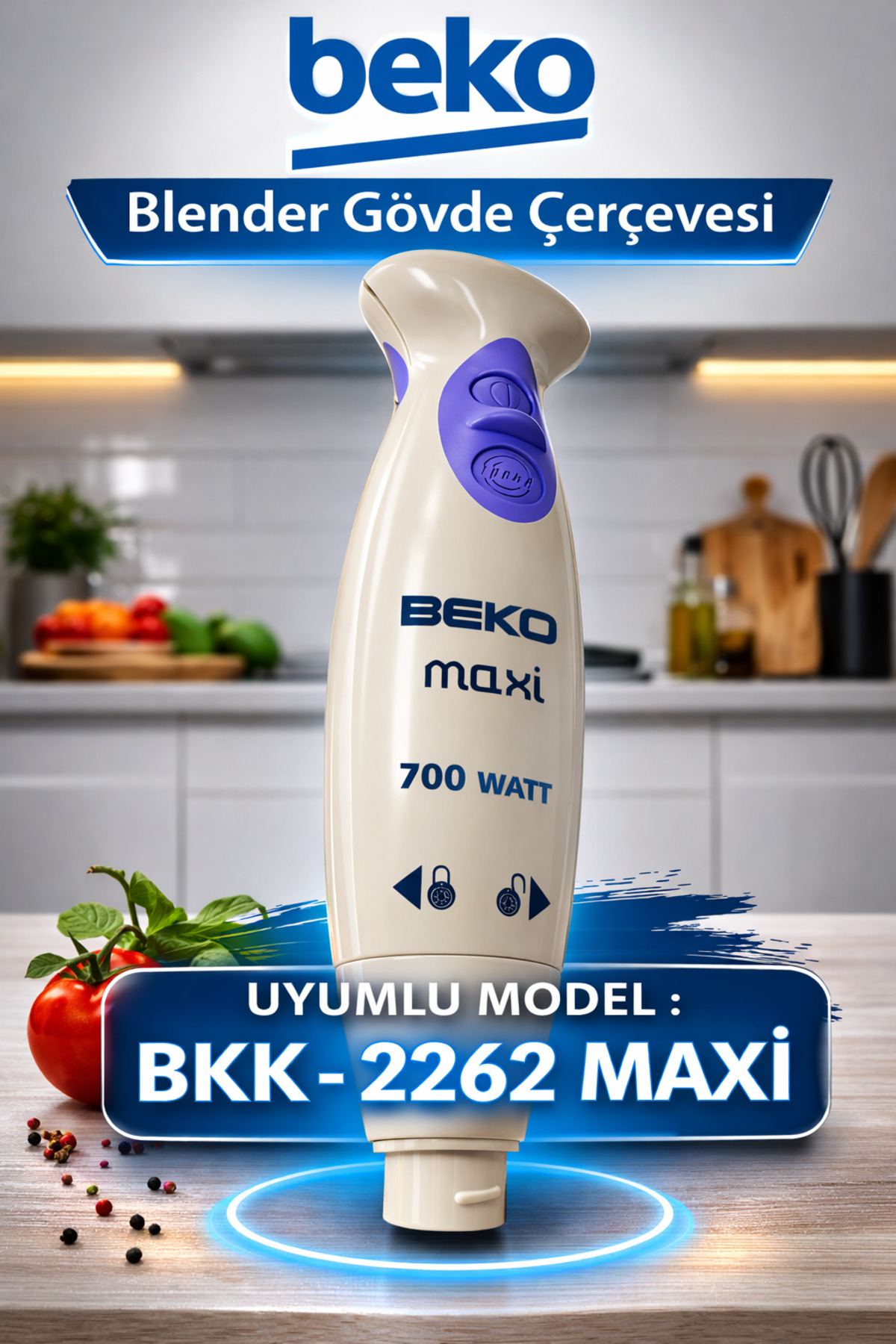 ÖZ BEYAZ EŞYA BEKO BKK- 2262 Blender Gövde Çerçevesi - YEŞİL