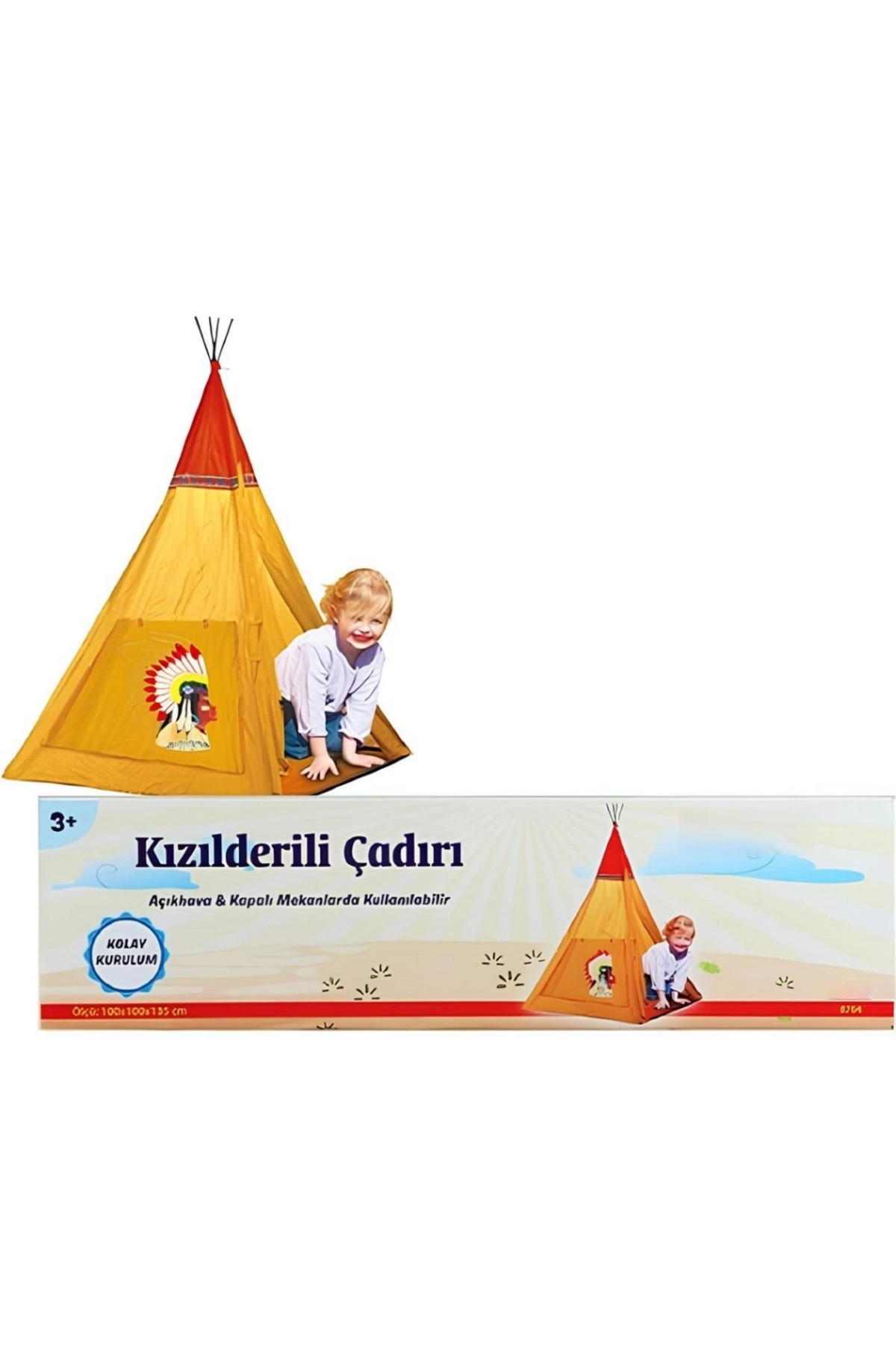 sepetopia Kızılderili Oyun Çadırı fotoğrafı 2 (önizleme)