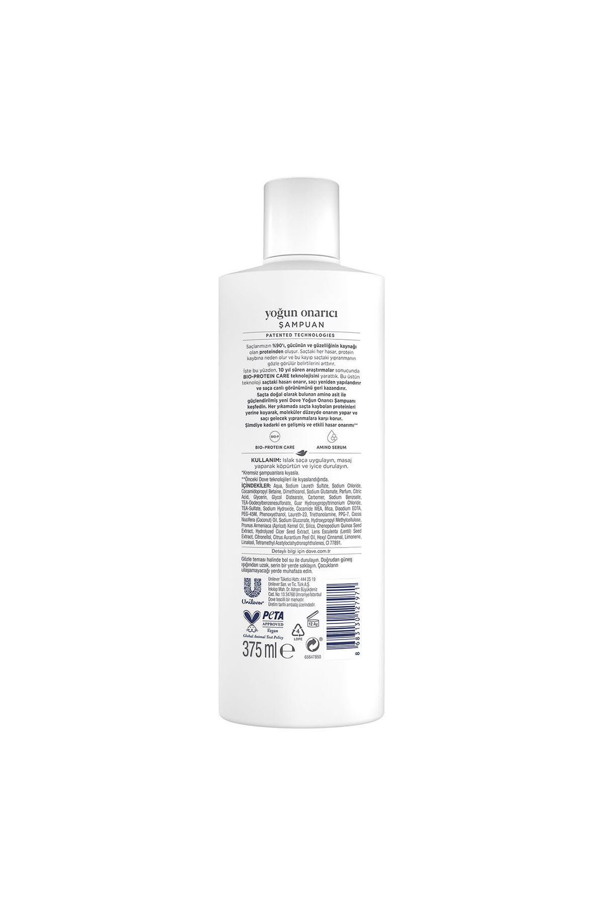 Şampuan Amino Serum Yoğun Onarıcı 375 ml x3 — SET.UNİ.10894 — تصویر 9 از 9