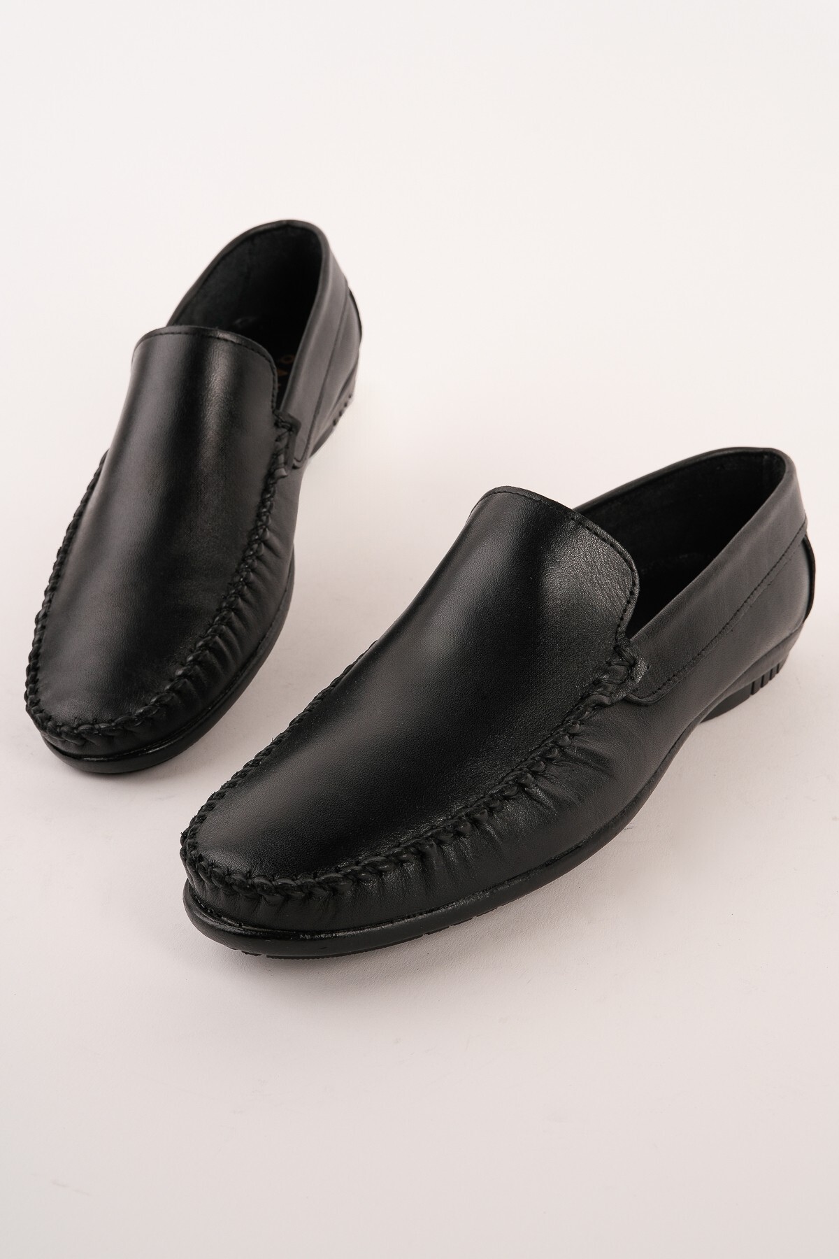 MUGGO WİLLS Hakiki Deri Bağcıksız Erkek Günlük Klasik Loafer Ayakkabı
