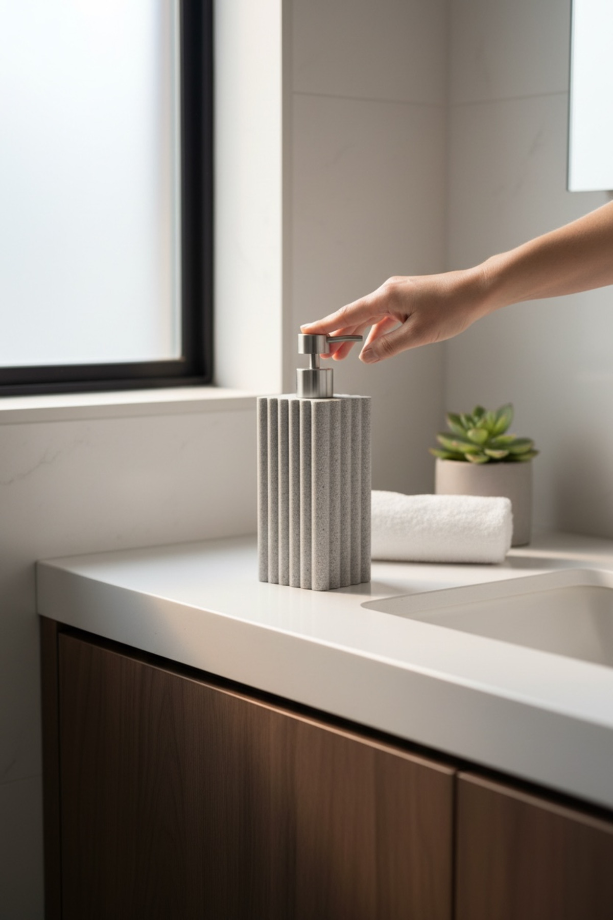 Ladurée 790 ml Mermer Line Sıvı Sabunluk – Şık ve Modern Banyo & Mutfak Dispenseri