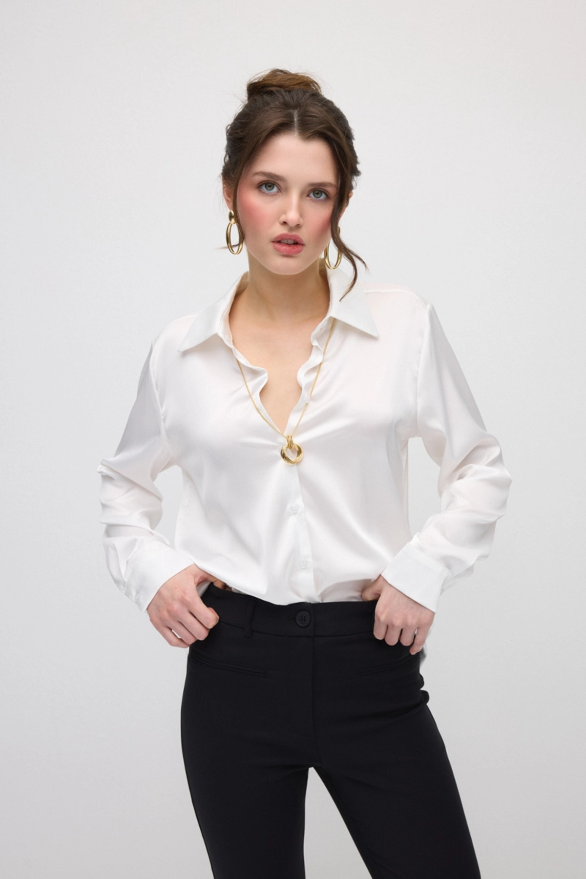 Gusto  Klasik Sihirli Pantolon - Siyah - Görsel 4