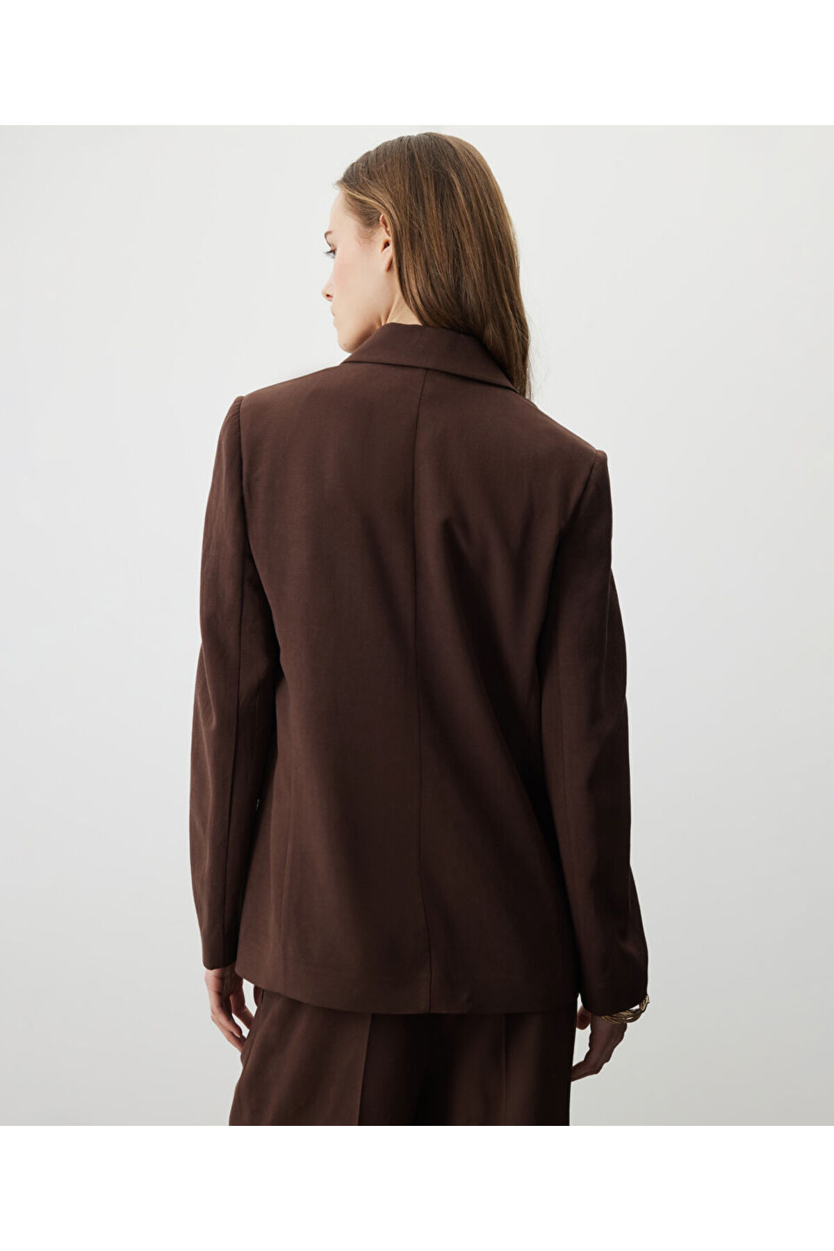 MISS IPEKYOL Vatkalı kruvaze blazer görsel 4