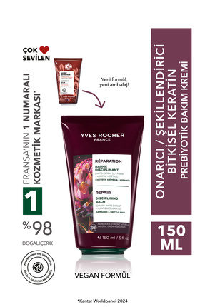 Yves Rocher Bitkisel Keratin Bakım Kremi - Tüm Saçlar/Onarıcı / Şekillendiric...