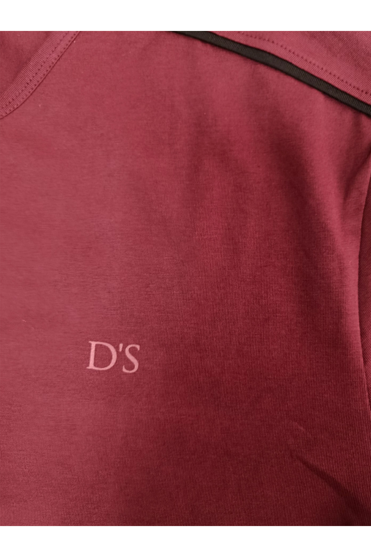 D'S Damat  Ds Damat Maschio Pamuk Şort Takım BORDO - Görsel 3