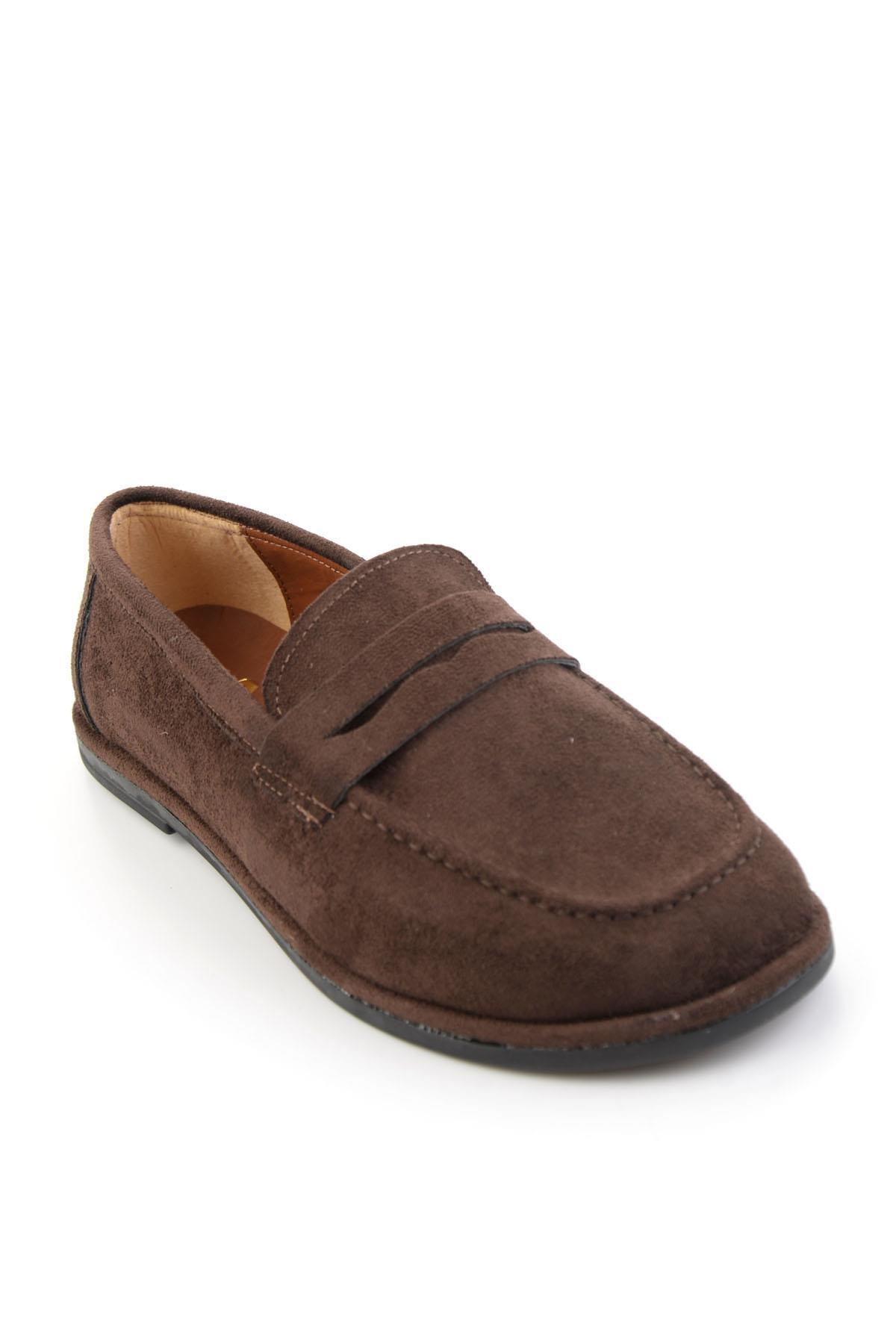 Bambi Kahve Kadın Loafer Ayakkabı K01606034372 görsel 3