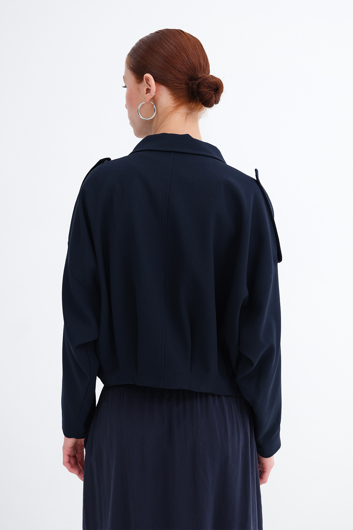 Addax  Fermuarlı Bomber Ceket C2978 - Görsel 7