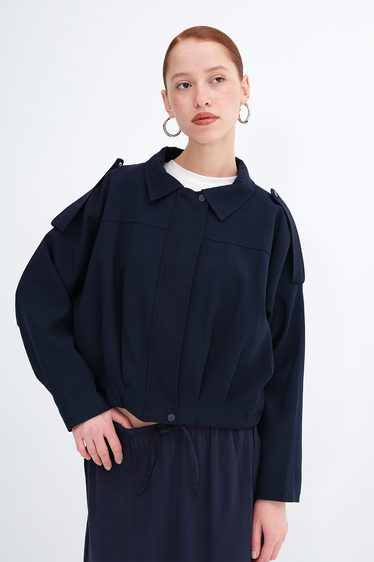 Addax  Fermuarlı Bomber Ceket C2978