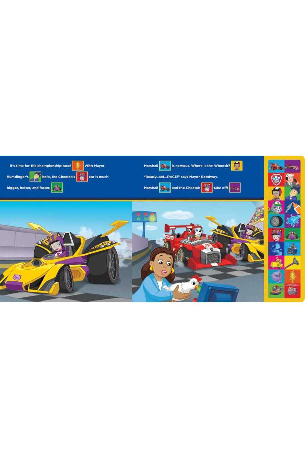 pi kids Paw Patrol Race To The Rescue Sound Book fotoğrafı 2 (önizleme)