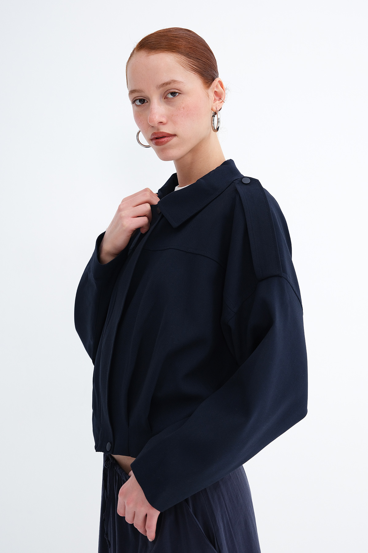 Addax  Fermuarlı Bomber Ceket C2978 - Görsel 2