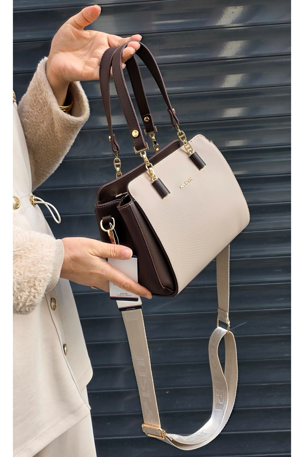 POLO BAG just polo orijinal kadın el ve omuz çantası görsel 6