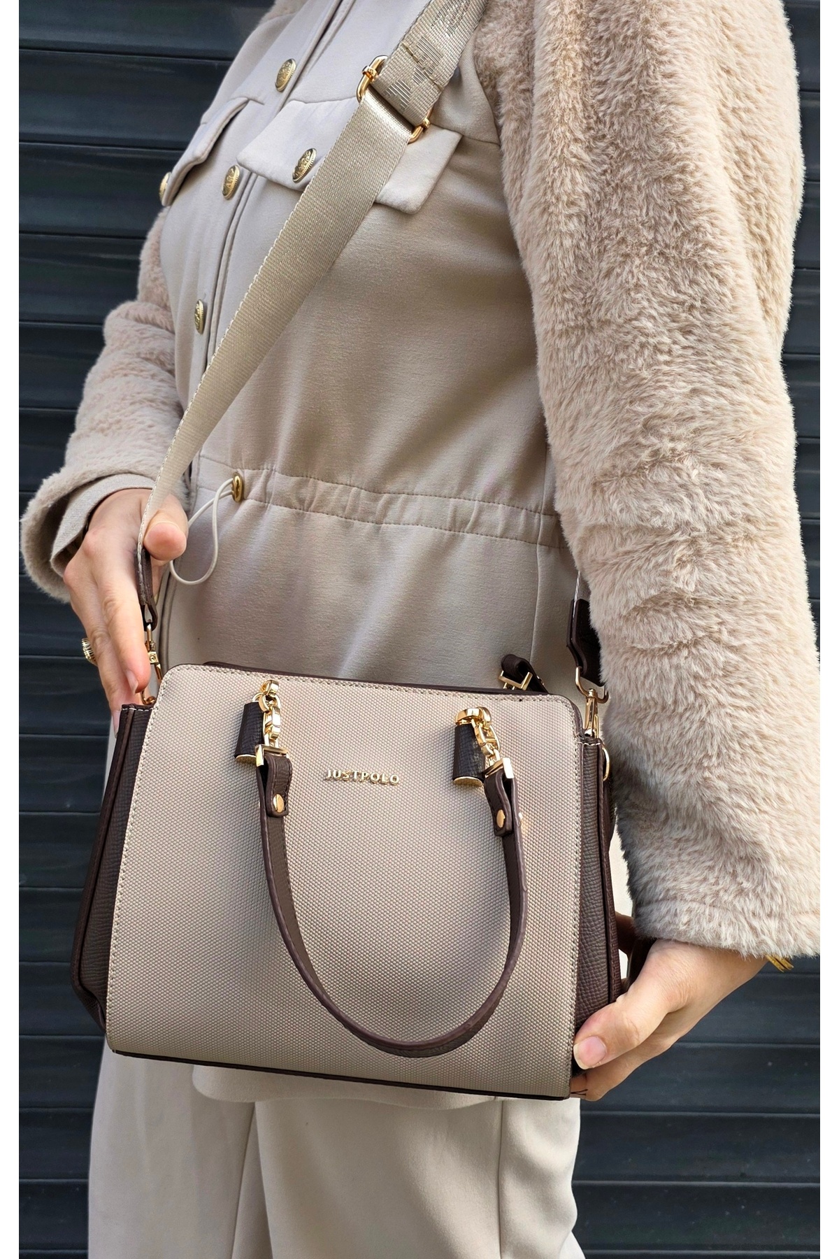 POLO BAG just polo orijinal kadın el ve omuz çantası görsel 4