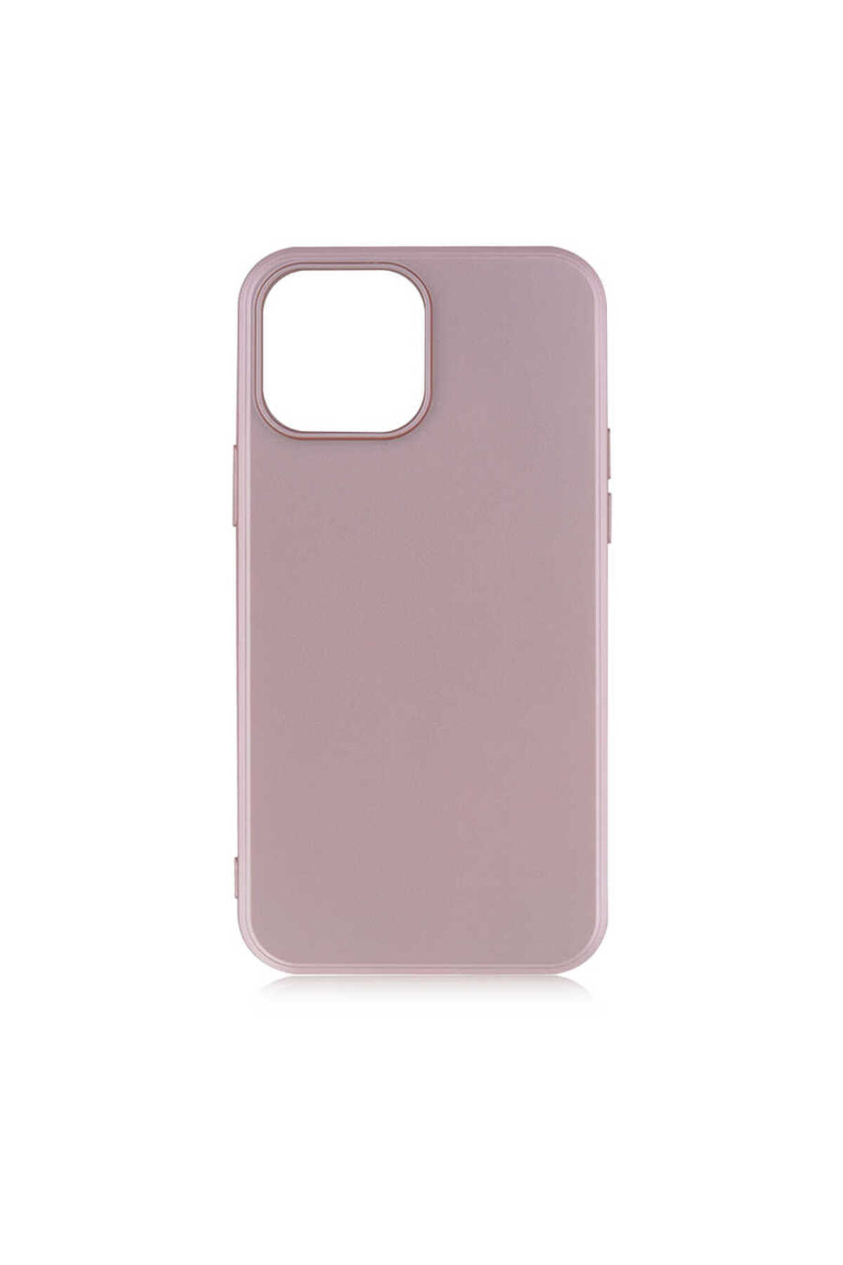 iPhone 13 Pro Max Uyumlu USGN Premier Silikon Kılıf-Rose Gold