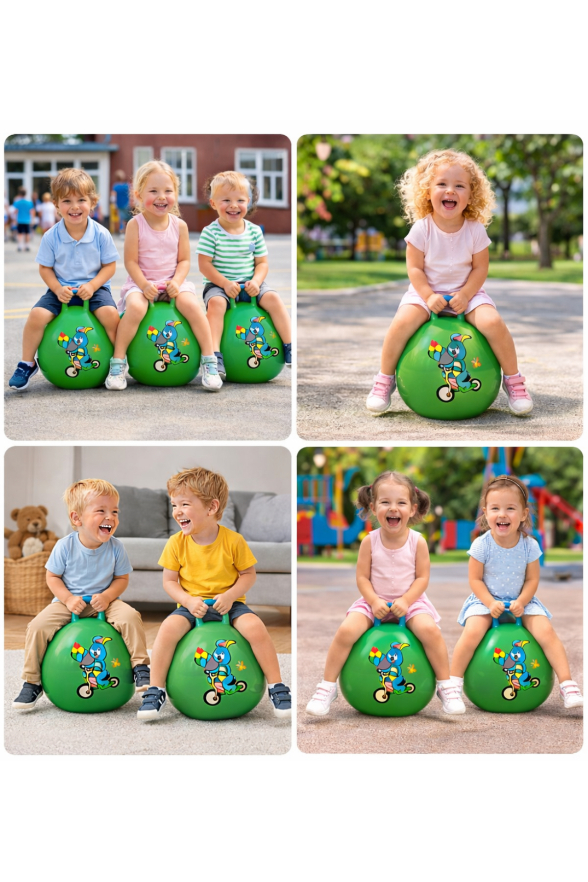 Erzi 45 CM Zıplama Topu – Çocuklar İçin Eğlenceli Oyun Topu