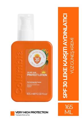Columbia Spf 30 Leke Karşıtı Aydınlatıcı Etkili Yüksek Koruyucu Yüz Güneş Kre...