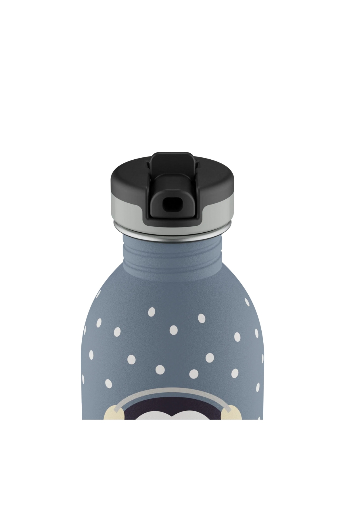 24Bottles Kids Bottle Happy Penguin Paslanmaz Çelik Çocuk Su Matarası 250 ml fotoğrafı 2 (önizleme)