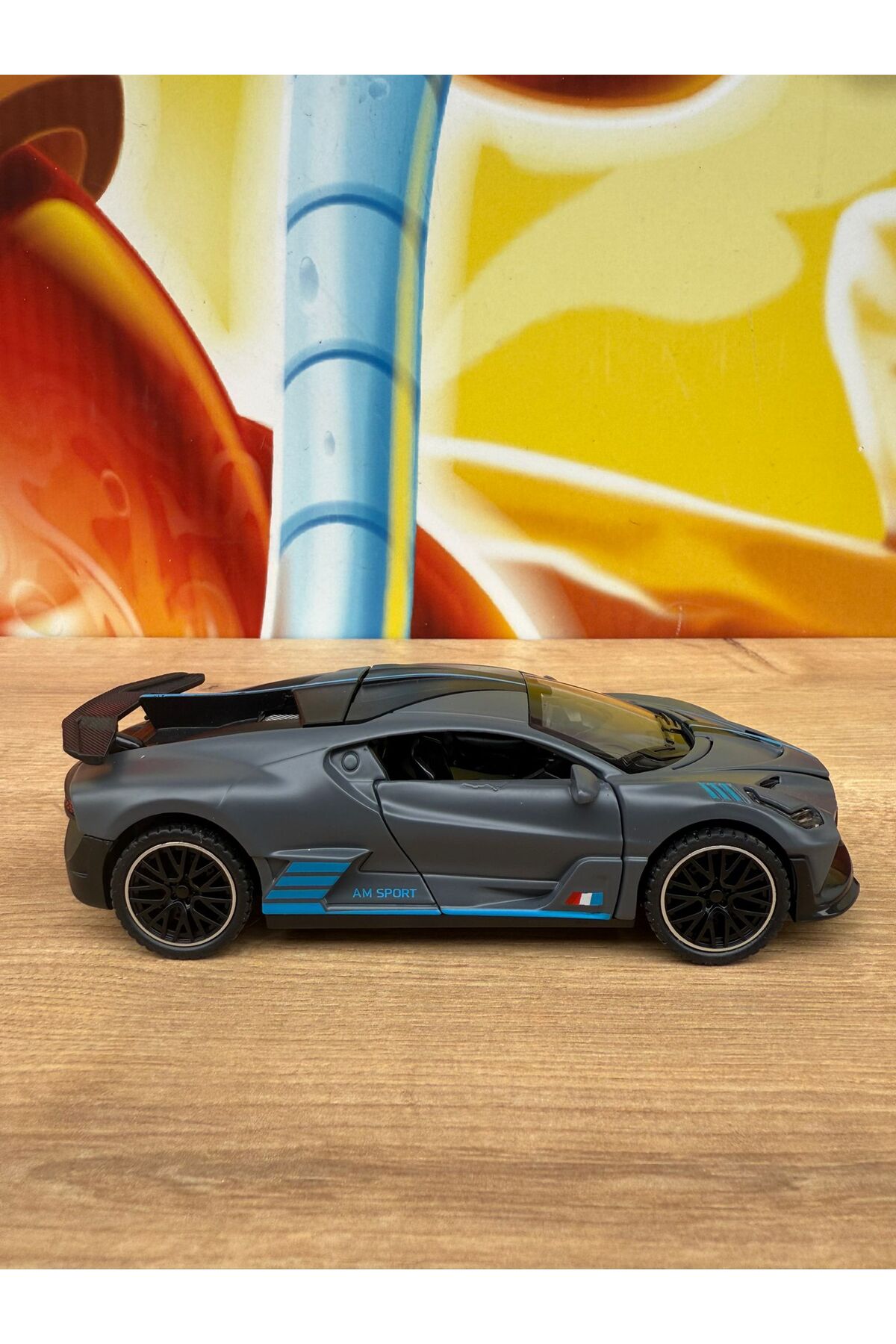scntoys Bugatti Divo Sport Tarz W16 OYUNCAK BUGATTİ ARABA DIECAST ARABA MODEL ARABA fotoğrafı 3 (önizleme)