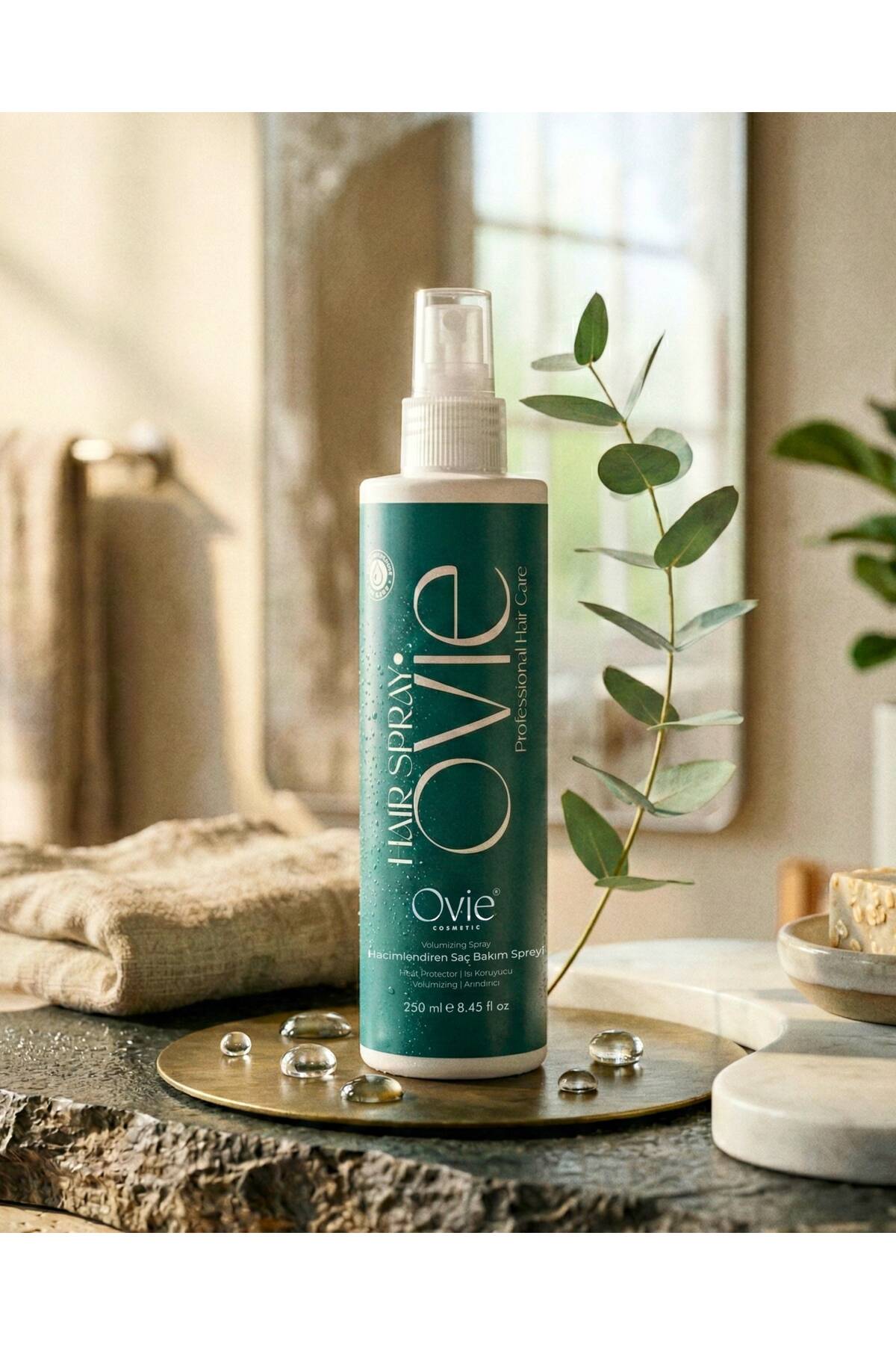 Deniz Tuzu Hacim Veren Saç Spreyi 250 ml – Volumizing Hair Spray Isı Koruyucu — hcmvrcspry — تصویر 4 از 7