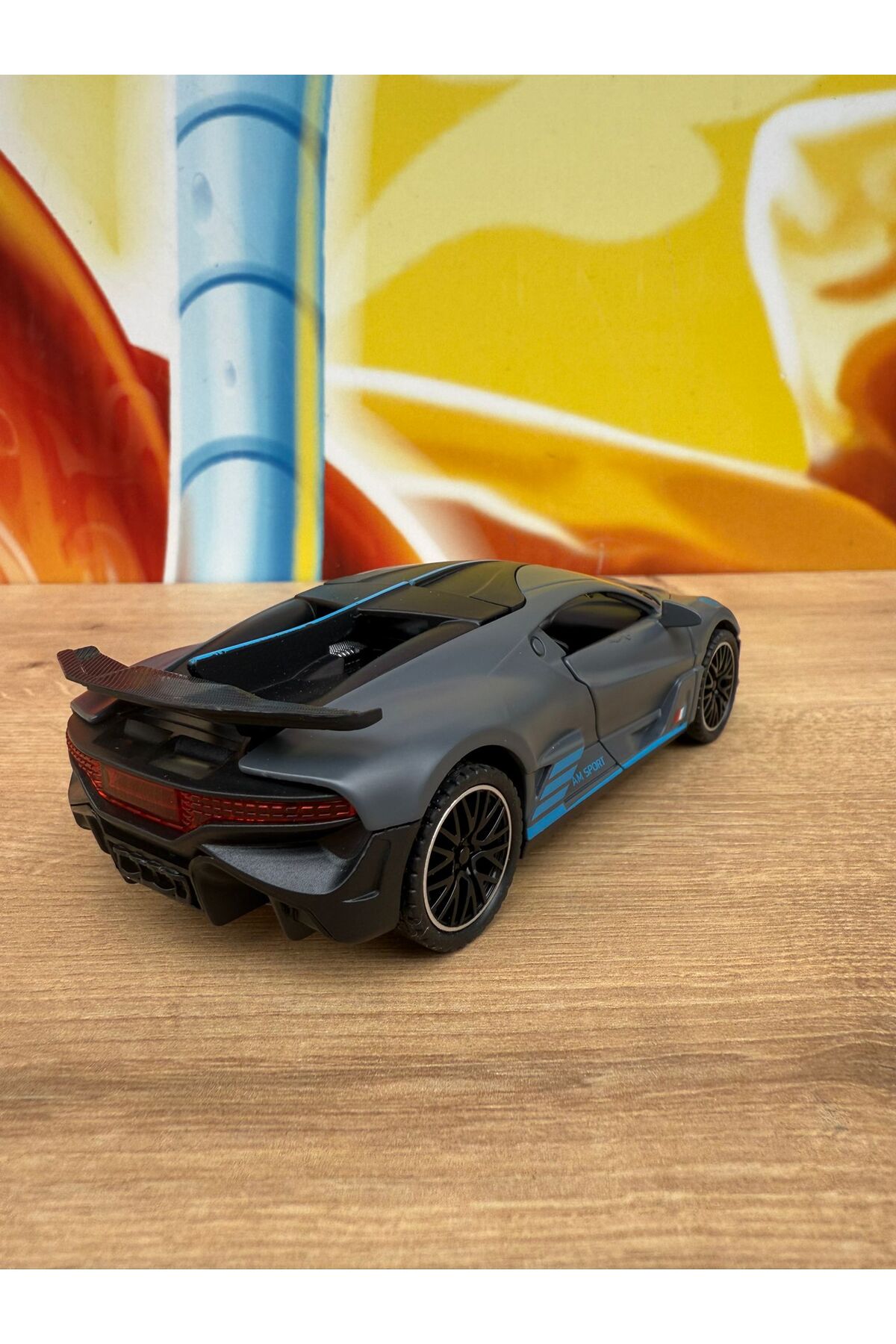 scntoys Bugatti Divo Sport Tarz W16 OYUNCAK BUGATTİ ARABA DIECAST ARABA MODEL ARABA fotoğrafı 2 (önizleme)