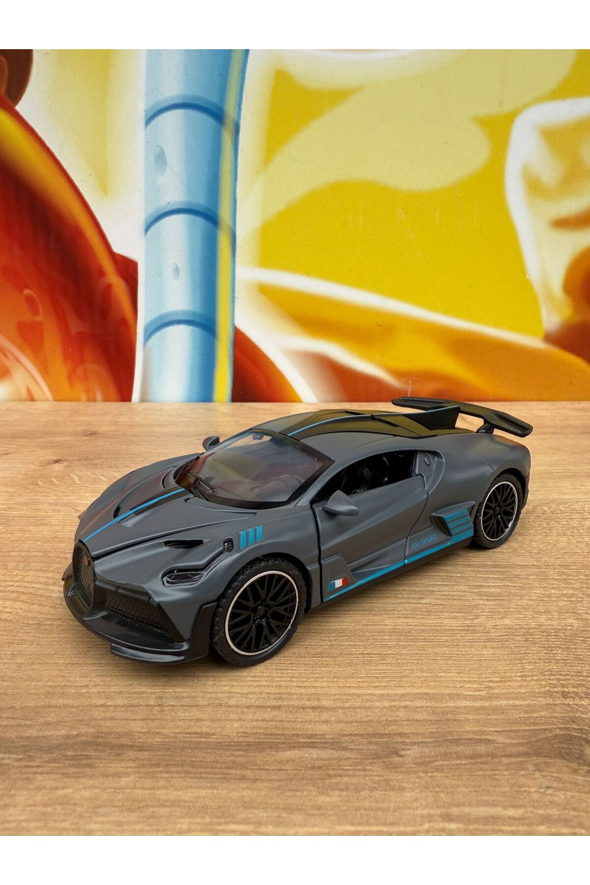 scntoys Bugatti Divo Sport Tarz W16 OYUNCAK BUGATTİ ARABA DIECAST ARABA MODEL ARABA fotoğrafı 4 (önizleme)