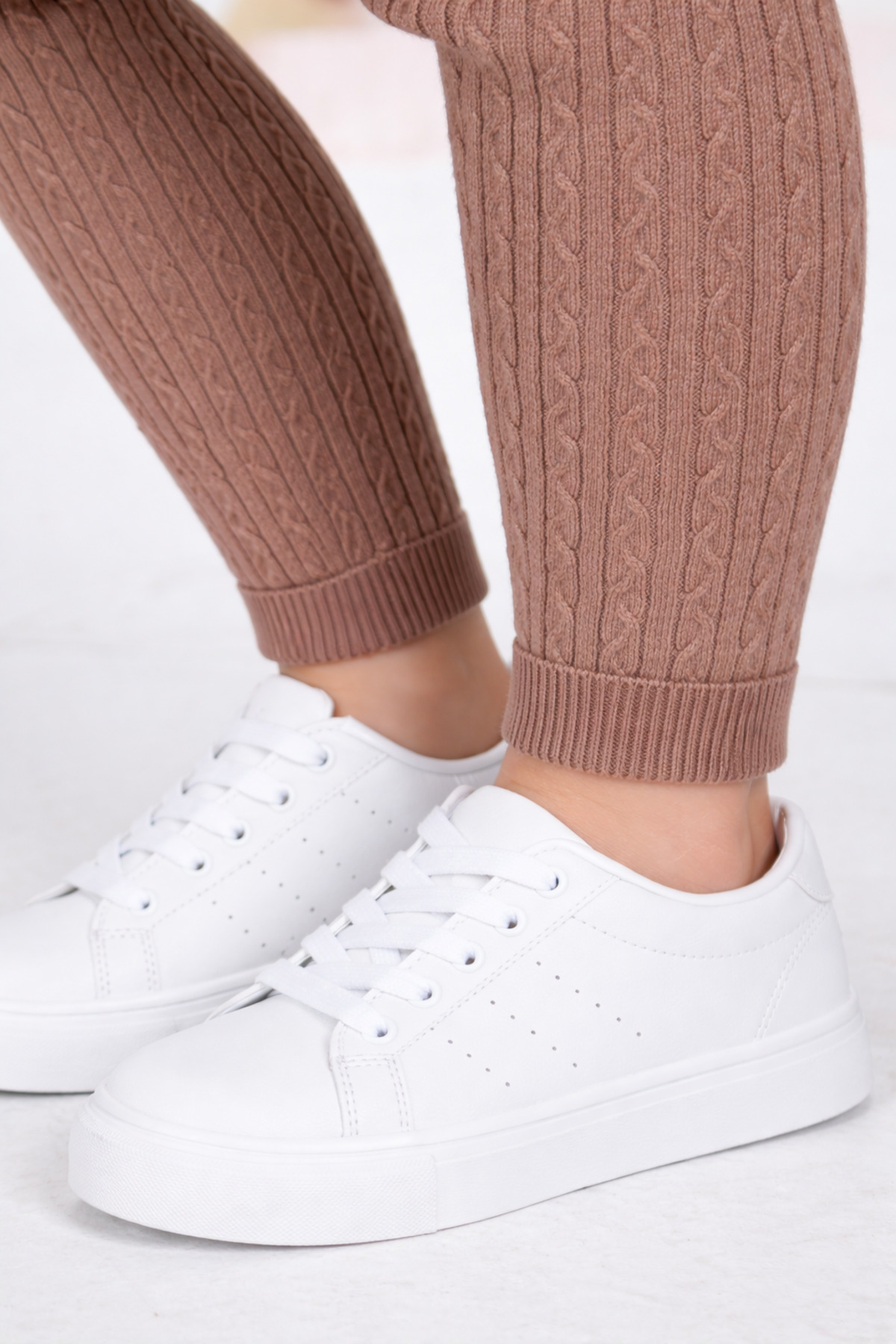 KUEZA KIDS Kız Çocuk Yumuşak Dokulu Saç Örgülü Tayt 20KUSTYT028 fotoğrafı 4 (önizleme)