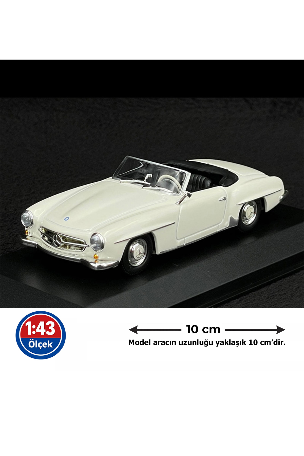 Maxichamps 1:43 Ölçek 1955 Mercedes Benz 190 SL (W121) - Diecast