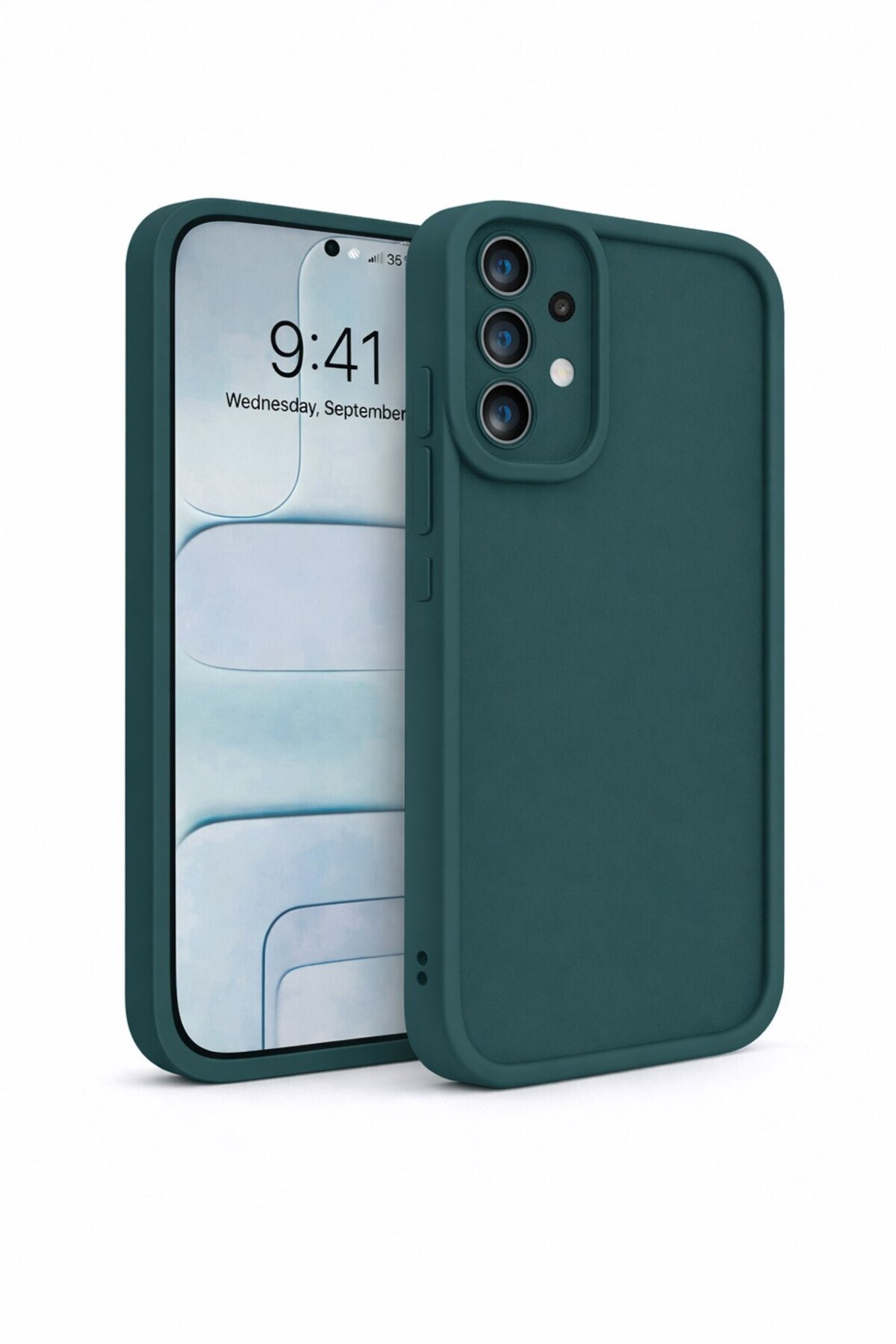 Samsung Galaxy A73 5G Compatible Camera Protruding Matte Silicone Phone Case