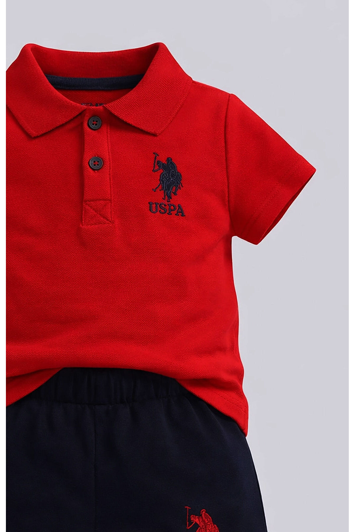 U.S. Polo Assn. U.S. Polo Assn Erkek Bebek Kırmızı Takım fotoğrafı 5 (önizleme)