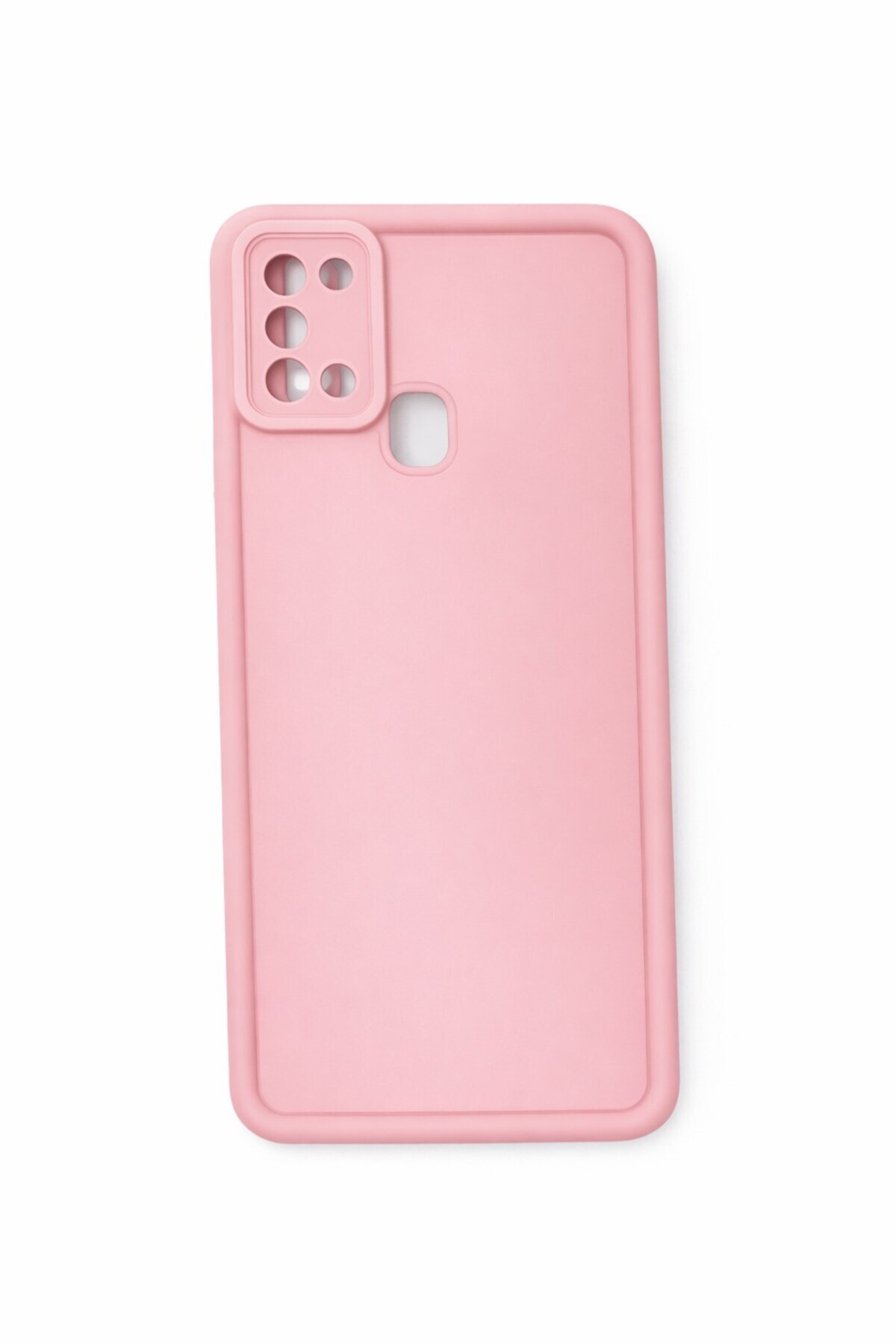 Samsung Galaxy A21 Compatible Camera Protruding Matte Silicone Phone Case
