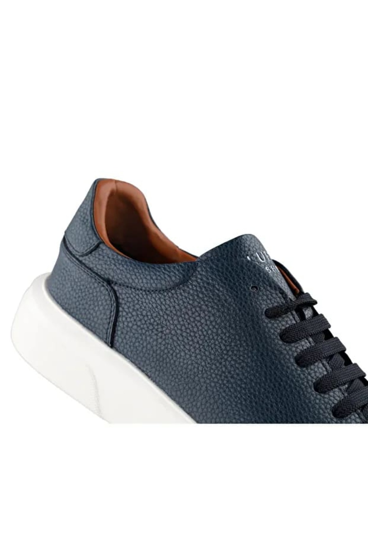 Lufian  111230187 Tommy Casual Deri Erkek Sneaker Ayakkabı LACİVERT - Görsel 6