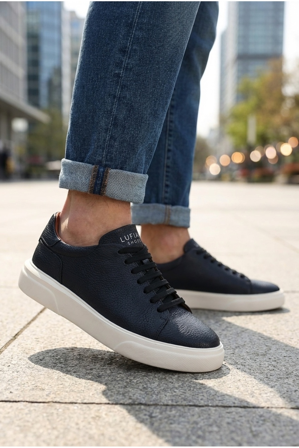 Lufian  Tommy Erkek Sneaker Ayakkabı Siyah