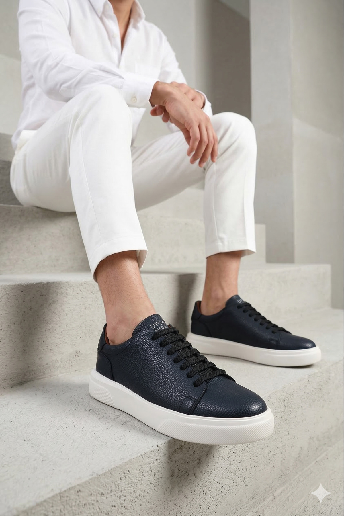 Lufian  Tommy Erkek Hakiki Deri Casual Günlük Ayakkabı 25y 111230187 M Siyah - Görsel 2