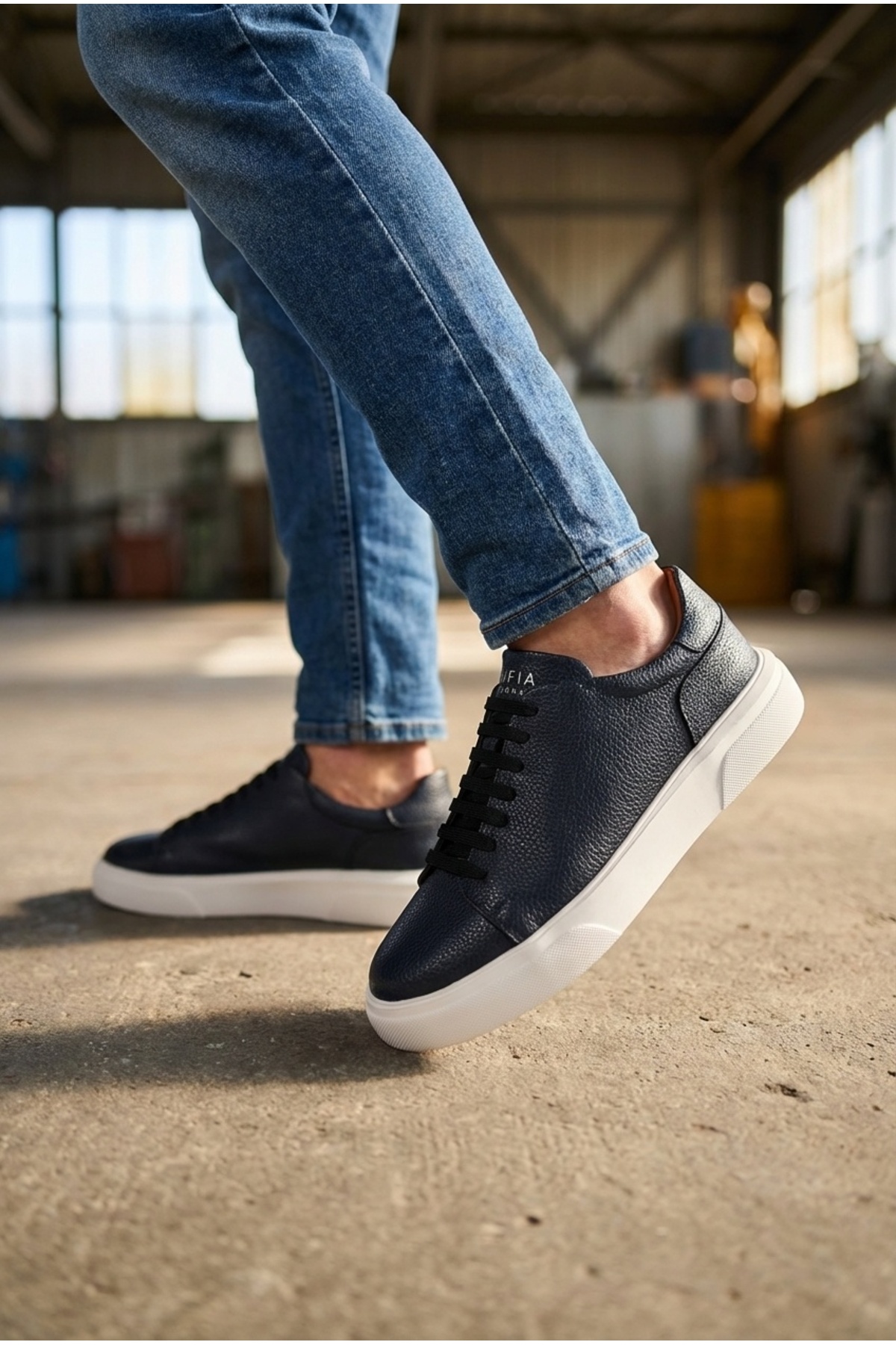 Lufian  Tommy Erkek Sneaker Ayakkabı Siyah - Görsel 2