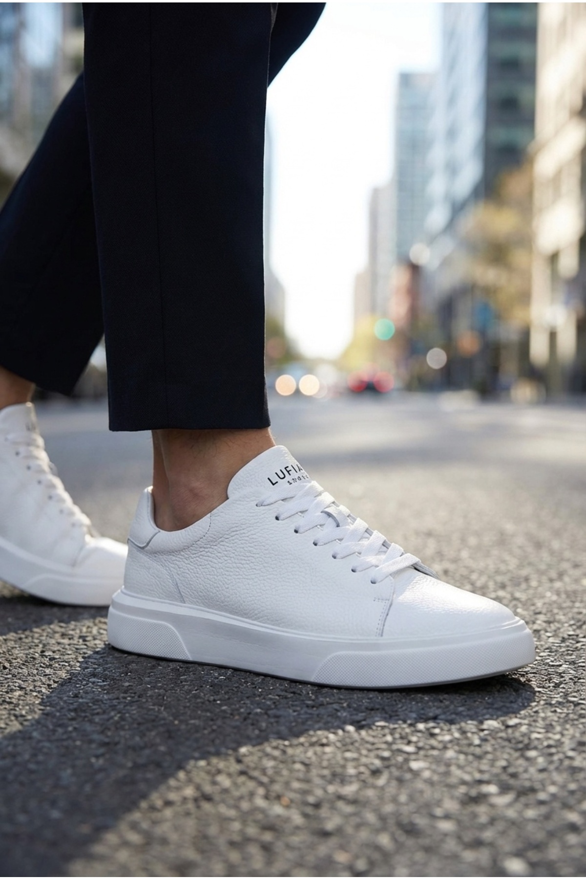 Lufian  Tommy Erkek Sneaker Ayakkabı Beyaz - Görsel 2