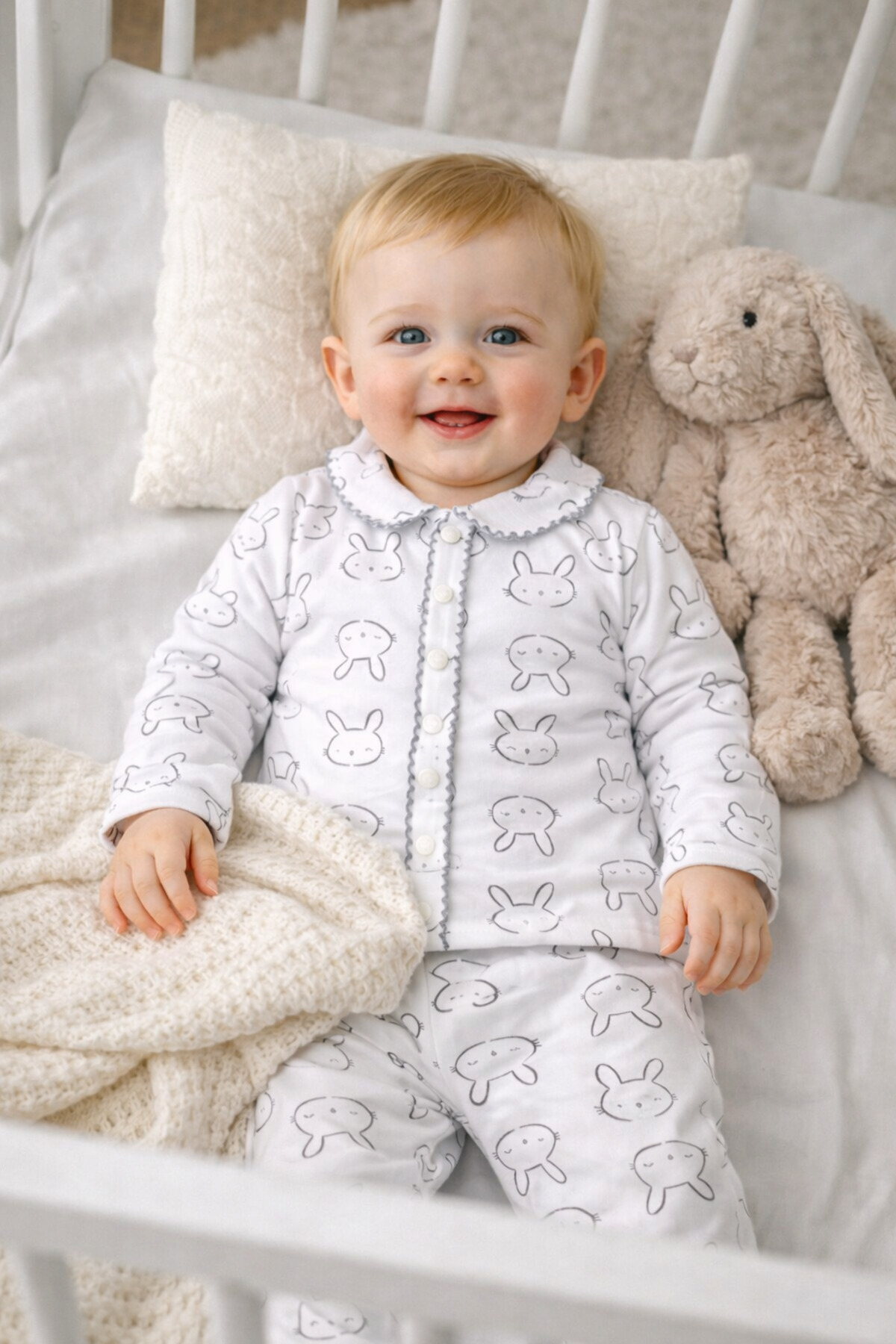 anne dokunuşu gibi KUZUM BEBE Yenidoğan Organik Pamuk 2’li Kız Erkek Bebek Takım fotoğrafı 3 (önizleme)