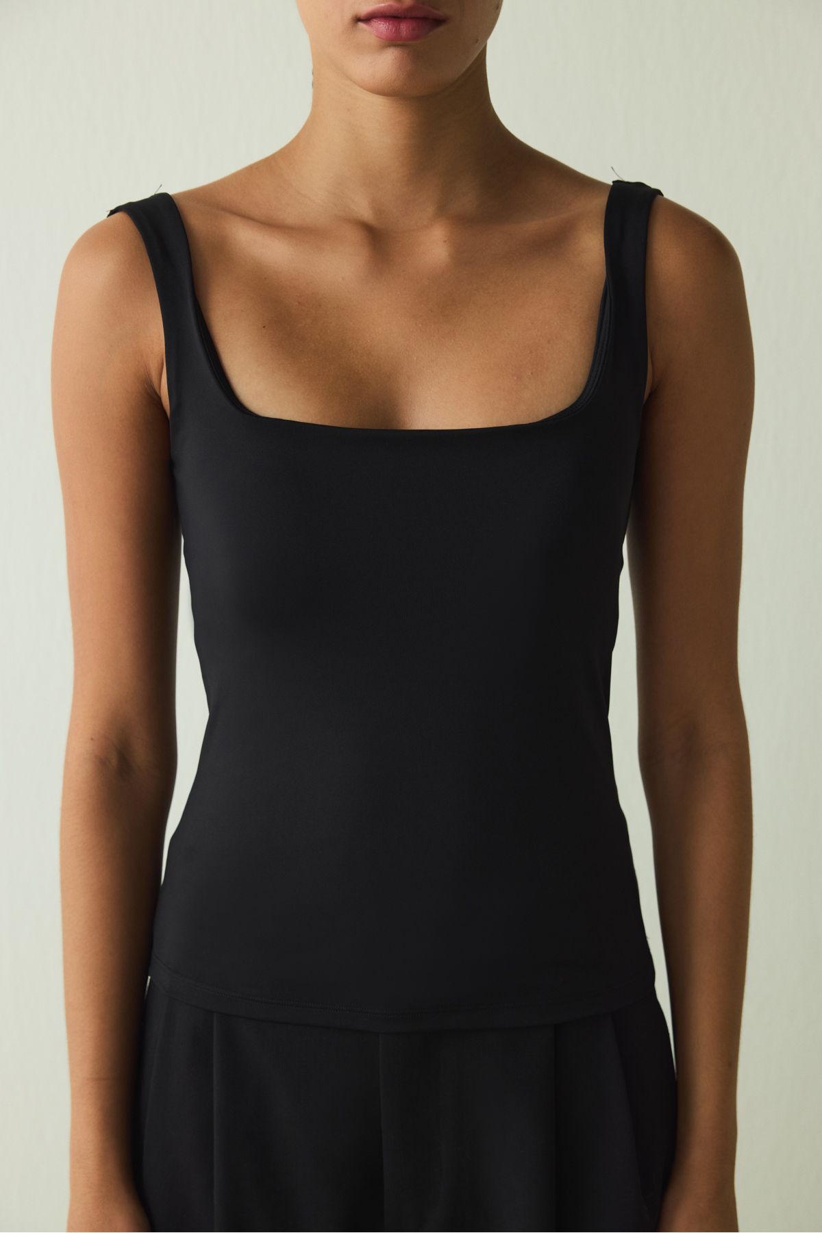 Penti  CUPsecret Kendinden Pedli Siyah Kare Yaka Kalın Askılı Büstiyer - Görsel 5