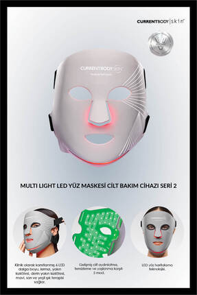 CurrentBody Skin LED Multi Light Yüz Maskesi Cilt Bakım Cihazı Seri 2