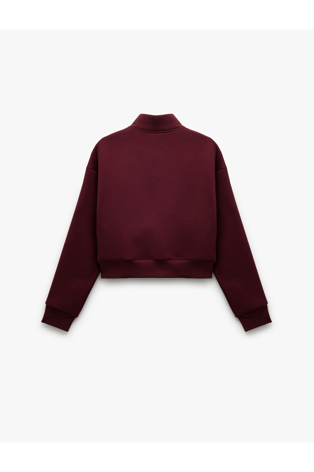 Koton  Şardonlu Fermuarlı Cepli Biyeli Kolej Baskılı Sweatshirt - Görsel 4