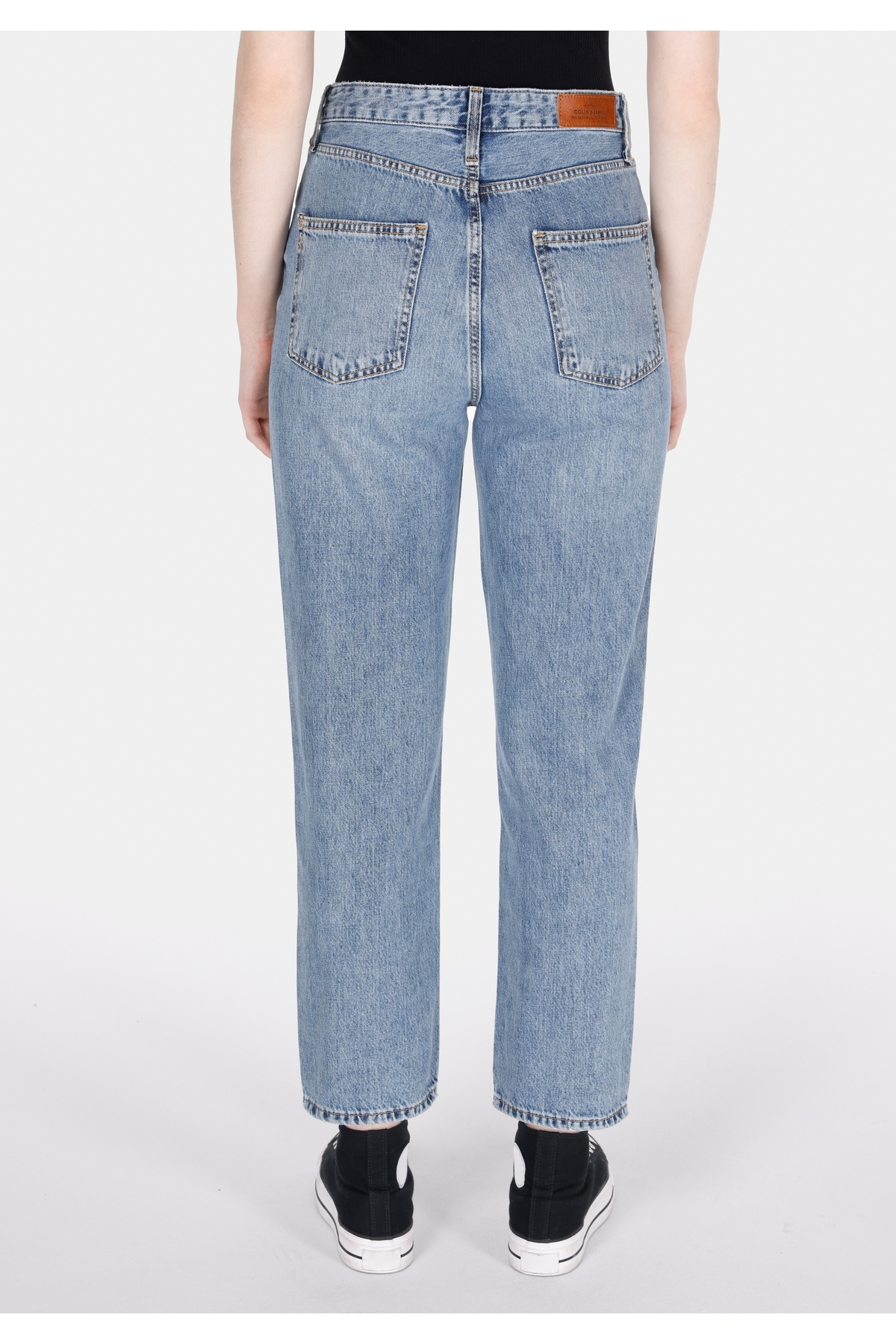 Colin’s  Straight Fit Yüksel Bel Düz Paça Kadın Light İndigo Denim Jean Pantolon - Görsel 2