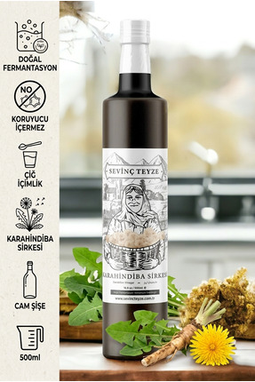 Sevinç Teyze Doğal Fermantasyon Karahindiba Kökü Sirkesi 500ml (NATURAL FERME...