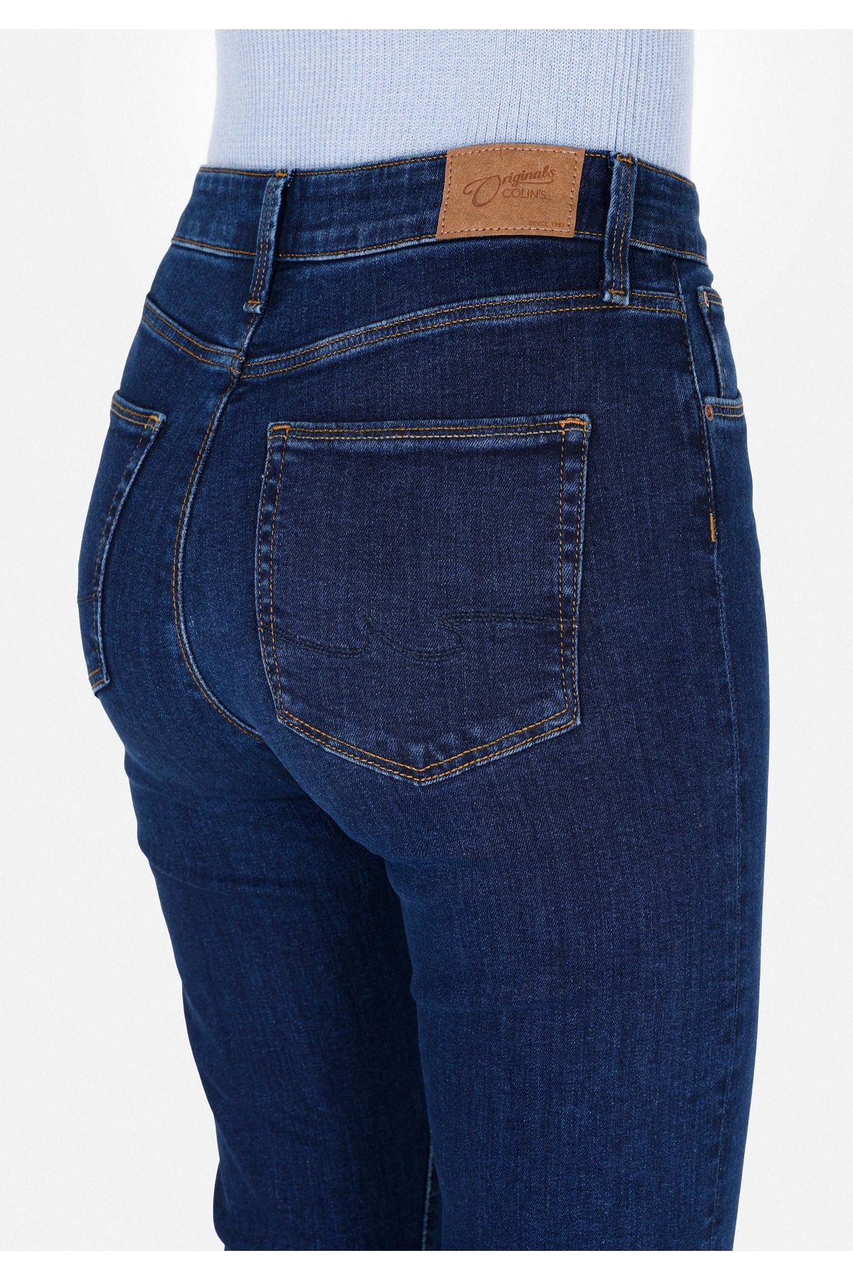 Colin’s  791 Monıca Regular Fit Orta Bel Bootcut Kadın Koyu Mavi Jean Pantolon - Görsel 6