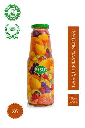 ersu Karışık Meyve Nektarı 1000 ml 6'lı