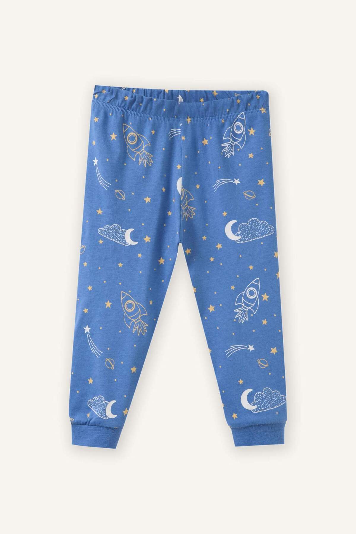 Defacto %100 Pamuklu Desenli 2'li Pijama Takımı Erkek Bebek G8832A526SP fotoğrafı 2 (önizleme)